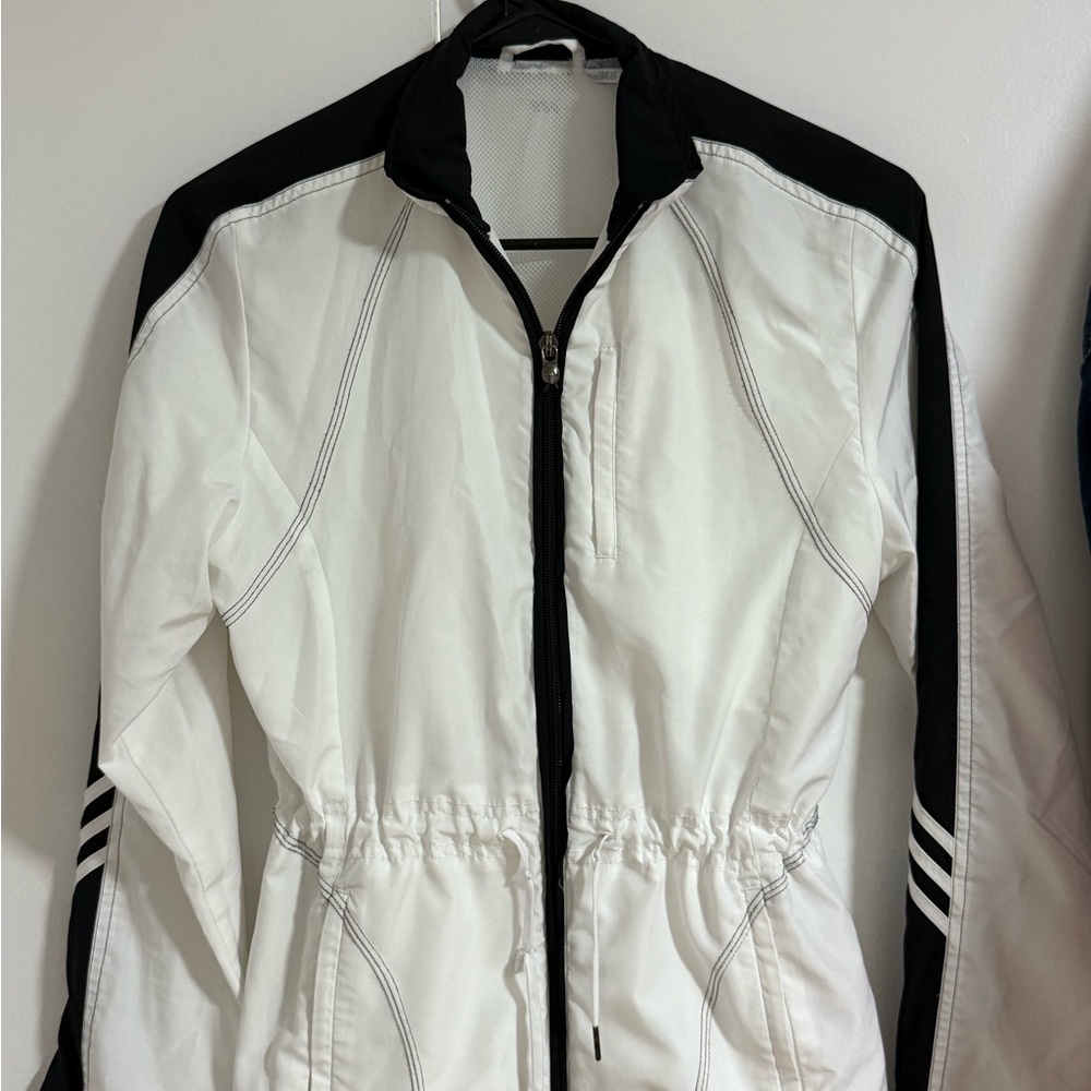 Adidas Women's Black and White Jacket